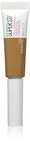 Maybelline Super Stay Super Stay Full Coverage, Brightening, Long Lasting, Under-eye Concealer Liquid Makeup Forup to 24H Wear, With Paddle Applicator, Warm Olive, 0.23 fl. oz. Maybelline New York