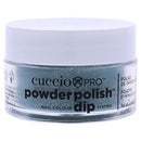 Cuccio Green Glitter with Blue Undertones Dipping Powder 14g Cuccio
