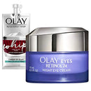 Olay Regenerist Retinol Eye Cream, Retinol 24 Night Eye Cream, 0.5oz + Whip Face Moisturizer Travel/Trial Size Gift Set Olay