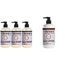 Mrs. Meyer’s Clean Day Liquid Hand Soap Bottle, Lavender Scent, 12.5 Fl Oz, Pack of 3 and Mrs. Meyer’s Clean Day Hand Lotion, Lavender Scent, 12 Ounce Bottle MRS. MEYER'S CLEAN DAY