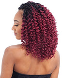 AMPLE CURL (1B Off Black) - Freetress 2X Wand Curl Crochet Braid Collection FreeTress Braids