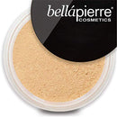 bellapierre Mineral Foundation SPF 15 Loose Finishing Powder | All-Natural Vegan & Cruelty Free Full Coverage Concealer | Hypoallergenic & Safe for All Skin Types | Oil & Talc Free - 0.32 Oz Nutmeg bellapierre