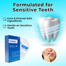 Zimba All-in-One Teeth Whitening Kit - 14 Delicious Mint Treatments (28 Strips), 1 Minty Teeth Whitening Powder, 1 Cool Blue Desensitizing Pen & 1 Bamboo Toothbrush | Non-GMO, Gluten-Free, Soy-Free Zimba