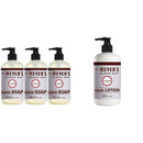Mrs. Meyer’s Clean Day Liquid Hand Soap Bottle, Lavender Scent, 12.5 Fl Oz, Pack of 3 and Mrs. Meyer’s Clean Day Hand Lotion, Lavender Scent, 12 Ounce Bottle MRS. MEYER'S CLEAN DAY