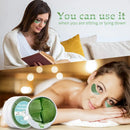 Vanelc Seaweed Crystal Eye Mask, For Dark Circles Under Eye, Under Eye Bags, Natural Eye Mask for Puffy Eyes, Anti-Wrinkle,Deep-Moisturizing, Gel Pads 30 Pairs VANELC