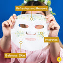 FaceTory Dream Garden Elderflower Mask (Pack of 10)- Rejuvenating and Illuminating Facial Sheet Mask FACETORY
