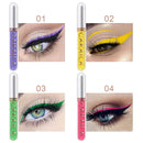 8 Pcs Colored Liquid Eyeliner Colorful Set Delineadores De Colores Para Ojos Delineador White Blue Purple Eyeliner Liquid For Party Festival Waterproof Long Lasting Quick Dry Eyes Makeup Kit BINGBRUSH