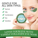 Vanelc Seaweed Crystal Eye Mask, For Dark Circles Under Eye, Under Eye Bags, Natural Eye Mask for Puffy Eyes, Anti-Wrinkle,Deep-Moisturizing, Gel Pads 30 Pairs VANELC