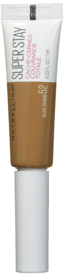 Maybelline Super Stay Super Stay Full Coverage, Brightening, Long Lasting, Under-eye Concealer Liquid Makeup Forup to 24H Wear, With Paddle Applicator, Warm Olive, 0.23 fl. oz. Maybelline New York