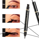 3 Pcs Winged Eyeliner Stamp with Eyeliner Pencil Dual Ends Liquid Wing Eyeliner Long Lasting Waterproof Smudge-proof Cat Eye Liner by Pinkiou (Winged) Pinkiou Store