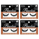 Ardell False Eye Lashes Flawless 802 Black (4 Pack) Ardell