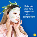 FaceTory Dream Garden Elderflower Mask (Pack of 10)- Rejuvenating and Illuminating Facial Sheet Mask FACETORY