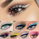 8 Pcs Colored Liquid Eyeliner Colorful Set Delineadores De Colores Para Ojos Delineador White Blue Purple Eyeliner Liquid For Party Festival Waterproof Long Lasting Quick Dry Eyes Makeup Kit BINGBRUSH