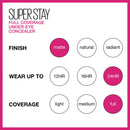 Maybelline Super Stay Super Stay Full Coverage, Brightening, Long Lasting, Under-eye Concealer Liquid Makeup Forup to 24H Wear, With Paddle Applicator, Warm Olive, 0.23 fl. oz. Maybelline New York