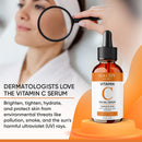 100% PURE VITAMIN C SERUM FOR FACE, Anti Aging Serum with Hyaluronic Acid, Vitamin E, MSM, Aloe Vera, Jojoba Oil, Amino Blend, Hydrating Serum for Dark Spots, Fine Lines and Wrinkles, Skin Repair, Pore Clearing, Acne Scars, Organic Vegan Ingredients - DOU Infinity Warehouse
