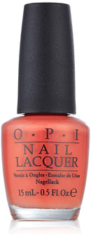 OPI Nail Lacquer, Aloha from OPI, Orange Nail Polish, Hawaii Collection, 0.5 fl oz OPI
