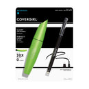 COVERGIRL Clump Crusher Mascara & Perfect Point Plus Eye Pencil Value Pack of 1, Mascara, Volume Mascara, Volume and Length Mascara, Lengthening Mascara, Monster Volume, Crush Those Clumps COVERGIRL