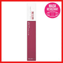 Maybelline SuperStay Matte Ink Liquid Lipstick, Long-Lasting Matte Finish, Highly Pigmented Color, Savant, 0.17 Fl; Oz Maybelline New York