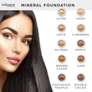bellapierre Mineral Foundation SPF 15 Loose Finishing Powder | All-Natural Vegan & Cruelty Free Full Coverage Concealer | Hypoallergenic & Safe for All Skin Types | Oil & Talc Free - 0.32 Oz Nutmeg bellapierre