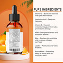 100% PURE VITAMIN C SERUM FOR FACE, Anti Aging Serum with Hyaluronic Acid, Vitamin E, MSM, Aloe Vera, Jojoba Oil, Amino Blend, Hydrating Serum for Dark Spots, Fine Lines and Wrinkles, Skin Repair, Pore Clearing, Acne Scars, Organic Vegan Ingredients - DOU Infinity Warehouse
