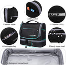 Hanging Travel Toiletry Bag Makeup Organizers Waterproof Cosmetic Bag Bathroom Shower Storage Bag Dop Kit for Men Women JUMENG