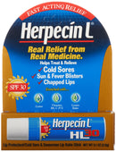 Herpecin L Lip Balm Stick, SPF 30 & Lysine, Multi, Lemon, 0.1 Oz Herpecin-L