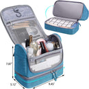 Hanging Travel Toiletry Bag Small Makeup Organizers Waterproof Cosmetic Bag Bathroom Shower Storage Bag Dop Kit for Men Women JUMENG