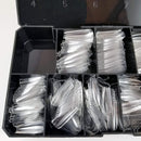 APRES GEL-X TIPS (SCULPTED ROUND SHORT) 500PCS 10 SIZES Apres