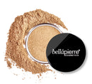 bellapierre Mineral Foundation SPF 15 Loose Finishing Powder | All-Natural Vegan & Cruelty Free Full Coverage Concealer | Hypoallergenic & Safe for All Skin Types | Oil & Talc Free - 0.32 Oz Nutmeg bellapierre