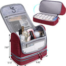 Hanging Travel Toiletry Bag Makeup Organizers Waterproof Cosmetic Bag Bathroom Shower Storage Bag Dop Kit for Men Women JUMENG