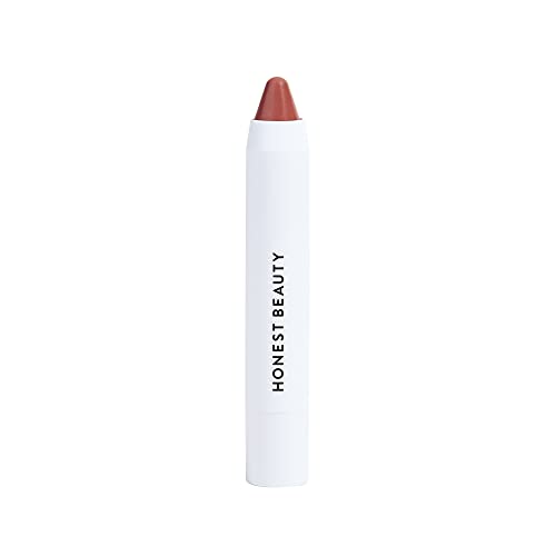 Honest Beauty Lip Crayon-Demi-Matte, Marsala with Jojoba Oil & Shea Butter | Lightweight, High-Impact Color | EWG Certified + Dermatologist tested + Hypoallergenic & Cruelty free | 0.105 oz. Honest Beauty