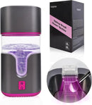 2 In 1 Electric Makeup Brush Cleaner Ultrasonic Cleaner Machine With 95℉ Hot Air Cycle Dryer - Ultra Fast Effective Make Up Brush Washer (Black) Infinity Warehouse