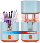 2 In 1 Electric Makeup Brush Cleaner Ultrasonic Cleaner Machine With 95℉ Hot Air Cycle Dryer - Ultra Fast Effective Make Up Brush Washer (Black) Infinity Warehouse