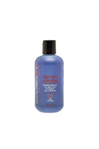 Purple Shampoo for Blonde or Highlighted Hair - Eliminates Brassiness and Yellow Tones - 100% Paraben Free & Cruelty Free Shampoo - (8.5 Fl Oz) Highlight Shampoo – Color Brightening Shampoo Beauty With A Twist
