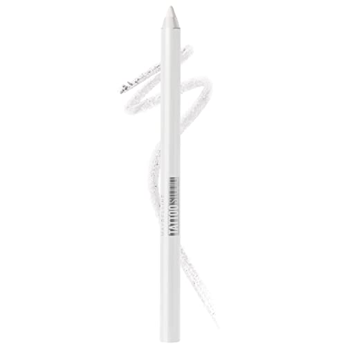 Maybelline New York TattooStudio Waterproof Eyeliner Pencil, Polished White, 0.04 oz. Maybelline New York