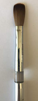 Silver Handle CRIMPED 100% Kolinsky Acrylic Nail Brush (Crimped 12) Silver Handle Nail Brush