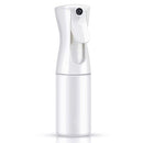 Continuous Spray Bottle Hair Water Ultra Fine Mister Sprayer Propellant Free for Hairstyling, Cleaning, Gardening, Misting & Skin Care BPA Free (5 Ounce, White) alpree