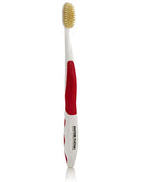 MOUTHWATCHERS - Manual Toothbrushes - Clean Teeth for Adult - 1 Count - Floss Bristle Silver - Invented by Doctor Plotka's MOUTHWATCHERS