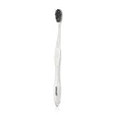 LINHART Extra Soft Toothbrush – Teeth Whitening Toothbrush with Multi Length Bristles, White with Black Bristles, 1 Pack LINHART