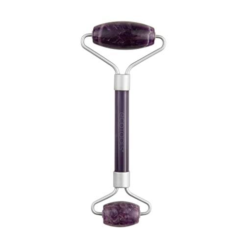 EcoTools Amethyst Facial Roller, Stone Face Roller & Massager, Skincare & Sculpting Tool, Reduces Puffiness & Dark Circles, Eco-Friendly Beauty Tool, Vegan & Cruelty-Free, 1 Count EcoTools