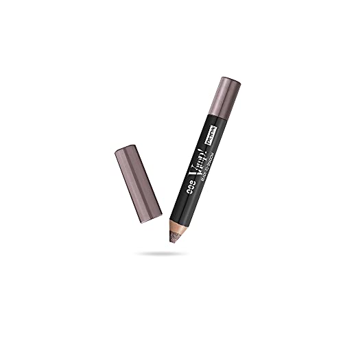 Pupa Milano Vamp! Ready To Shadow - Eyeshadow Maxi Pencil - Quick Application - Instant Blendability - Velvety Texture with a Powder Feel - 008 Smoky Taupe - 0.04 Oz,I0111955 PUPA Milano