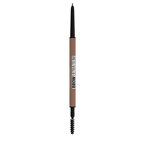 Maybelline Brow Ultra Slim Defining Eyebrow Makeup Mechanical Pencil With 1.55 MM Tip And Blending Spoolie For Precisely Defined Eyebrows, Warm Brown, 0.003 oz. Maybelline New York
