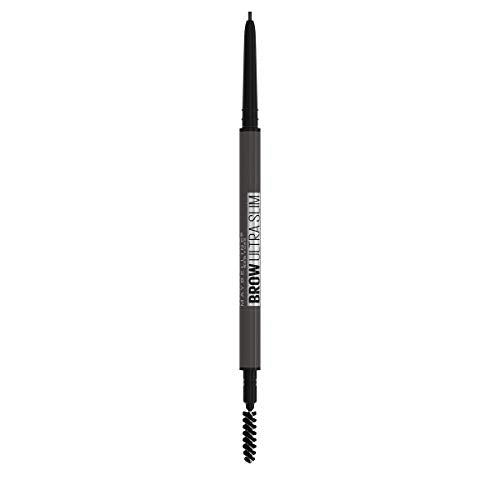 Maybelline Brow Ultra Slim Defining Eyebrow Makeup Mechanical Pencil With 1.55 MM Tip And Blending Spoolie For Precisely Defined Eyebrows, Black, 0.003 oz. Maybelline New York