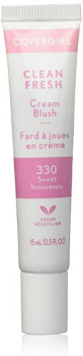 Covergirl clean fresh cream blush, sweet innocence, 1 count, 0.507 Fl Ounce COVERGIRL Store