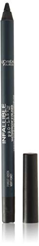 L'Oreal Paris Makeup Infallible Pro-Last Pencil Eyeliner, Waterproof and Smudge-Resistant, Glides on Easily to Create any Look, Forest Green, 0.042 oz. L'Oreal Paris