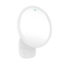 Airia Living Battery Powered Heated Glass Fogless Efficient Shaving Mirror Shatterproof Shower Mirror with 3M Tape, Razor Holder, & 360 Swivel, Black 7.1" x 8.7" Airia Living
