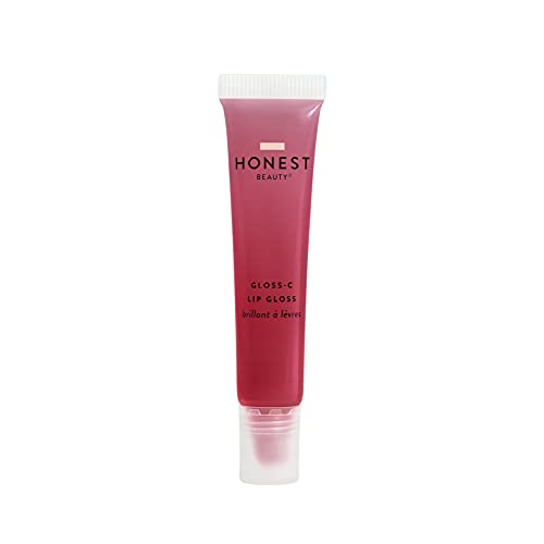 Honest Beauty Gloss-C Lip Gloss, Star Ruby with Coconut Oil + Jojoba Seed Oil| EWG Certified + Dermatologist Tested & Vegan + Cruelty free | 0.33 fl. Oz Honest Beauty