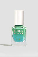 Cirque Colors Thermal Temperature Color Changing Mood Nail Polish - Magic Turquoise - Speckled - 0.37 fl. oz. (11 ml) - Vegan, Cruelty-Free, Non-Toxic Formula Cirque Colors