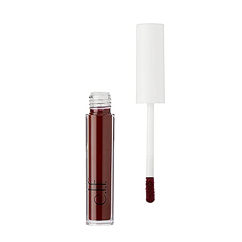 Elf Cosmetics Lip Lacquer, Burgundy, 0.6 Ounce e.l.f.