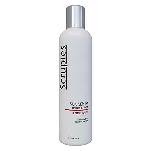 Scruples Smooth & Shine Silk Serum - Lightweight Gloss - Long Lasting Silky Finish to Frizzy, Dry & Dull Hair - Damage and Thermal Protectant - For Men and Women - Any Hair Type Scruples